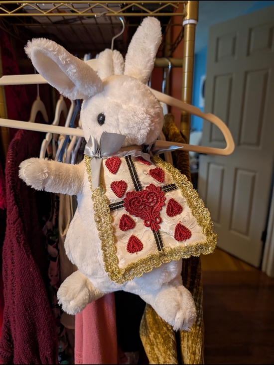 Handbags - White Rabbit Plush Purse Alice In Wonderland Costume
